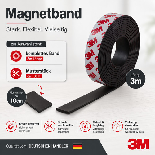 Magnetband meter oder - magnetband, 3,0