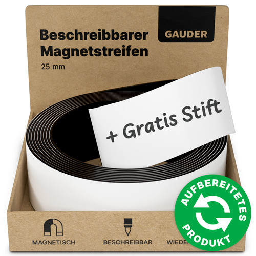 Magnetband beschreibbar weiß